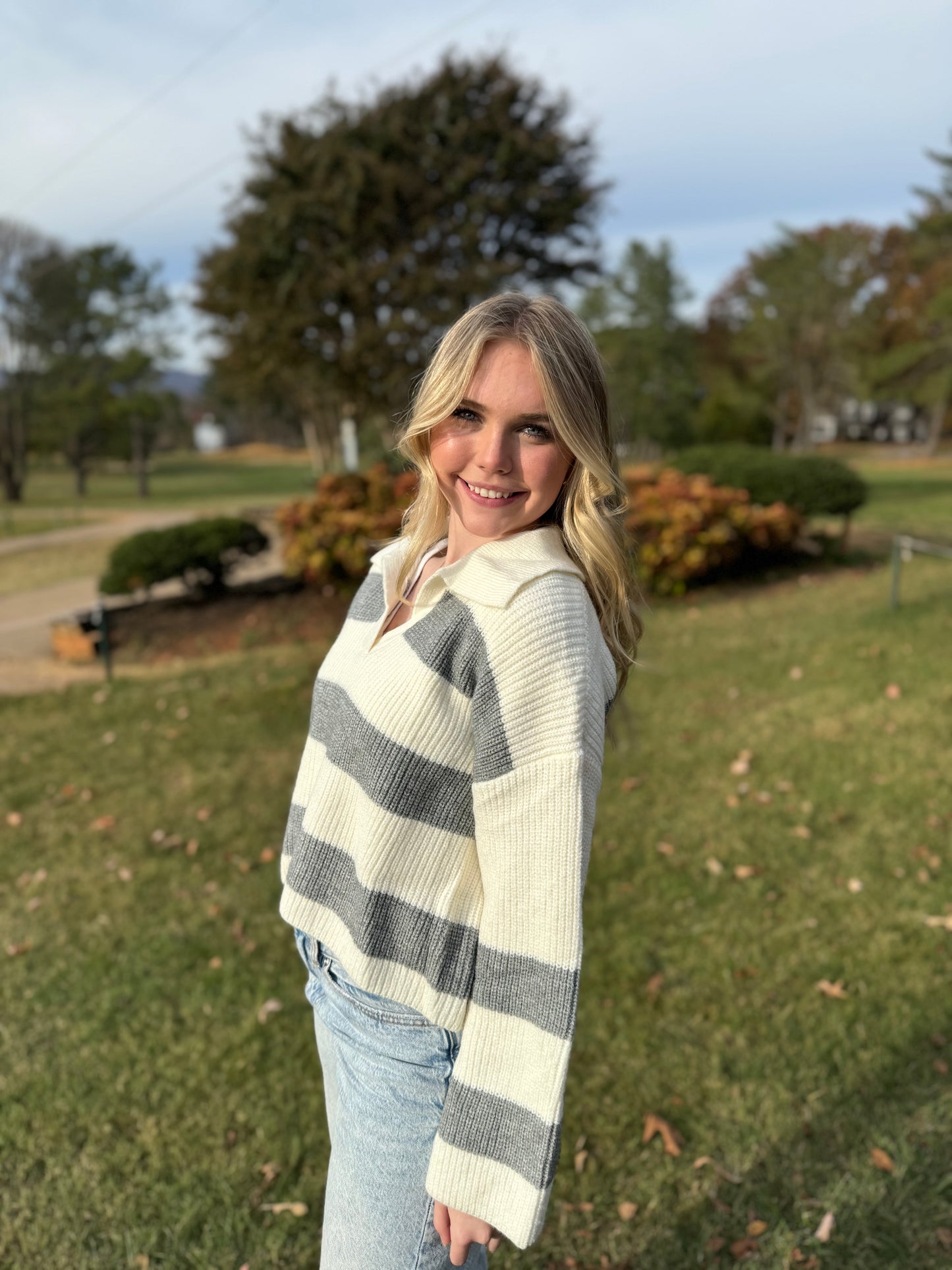 Silver Drop Sweater