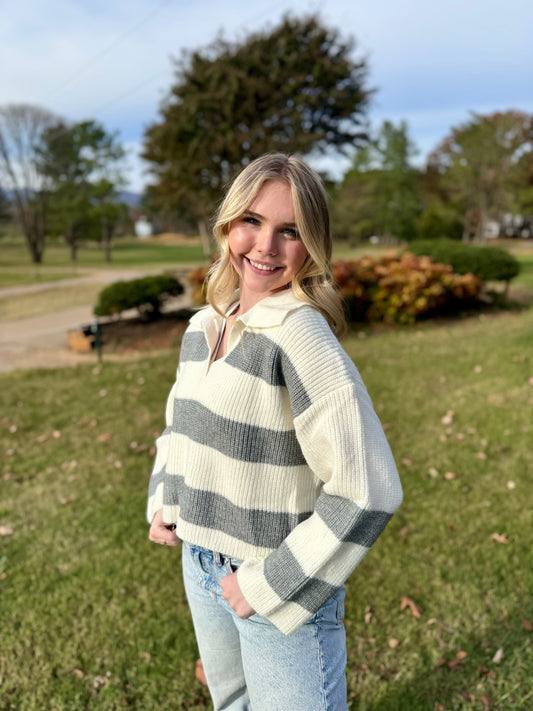 Silver Drop Sweater